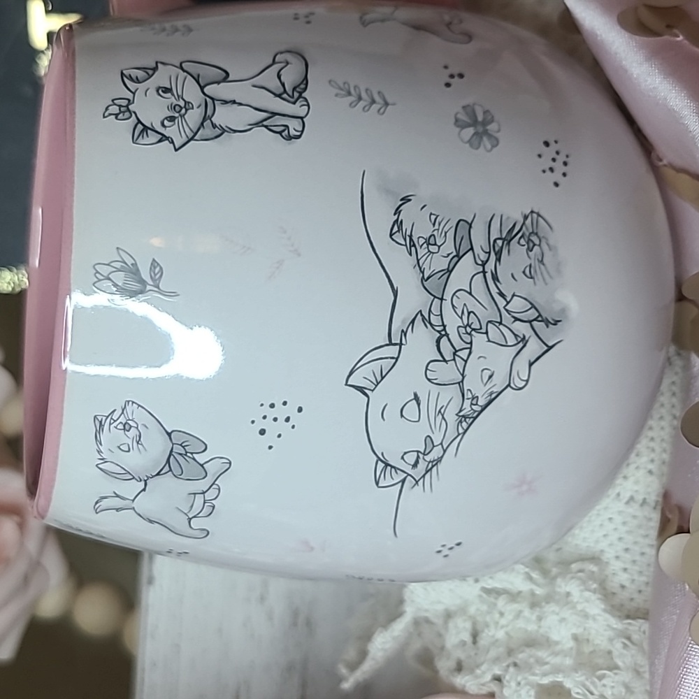 🎀 Pink Disney Aristocats Coffee Tea ☕️ - Picture 2 of 5